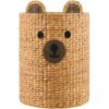 Best Choice Products Kids Large Bear Laundry Hamper, Handwoven Water Hyacinth Laundry Basket, Nursery & Kids' Room Storage Basket For Toys, Blankets, Clothes & Laundry, 26 Gallon (26 Liter)