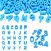 Bestewelry 36Pcs Acrylic Letter Beads Number Beads A-Z Alphabet Beads