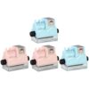 BESTonZON 4pcs Math Roller Stamp Plastic Wear Resistant