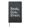 Best Opa Ever Funny Grandpa Joke Father's Day Hardcover Journal, Black