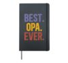 Best Opa Ever Opa Grandfather Opa Grandpa Hardcover Journal, Black