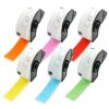 BETCKEY - Standard Address Labels Replacement for Brother DK-1201 (1.1 in x 3.5 in), Compatible with Brother QL Label Printers [6 Rolls/2400 Labels, Mixed]