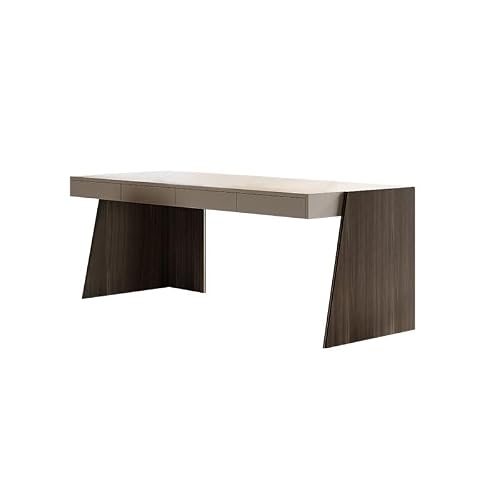 BGGJJ Computer Desk Minimalist Desk, Light Luxury, Modern Living Room, Large Long Desk, Study Room, Home Solid Wood Study Desk, Computer Desk Desk with Drawers(160 * 70 * 75cm)