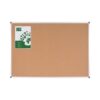 Bi-Office Ayda Biofusion Cork Board, 106.5 x 75 cm, Cork Surface, Natural Aluminium Frame with Coconut Biocomposites