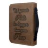 Bible Carrier Bag Pu Vintage Cross Design Portable Book Case
