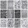 Bicemend 12 Leopard Print Stencils, Reusable Painting Stencil for Crafts