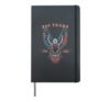 Bicentennial USA Eagle and Flag 250 Years 4th of July Hardcover Journal, Black