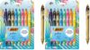 BIC Gelocity Quick Dry Ocean Themed Gel Pens, Medium Point (0.7mm), 8-Count -Pen Set, Colored Gel Pens for Note Taking and Journaling, (Pack of 2)