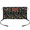 Big buy store Server Apron with 3 Pockets Dinosaur Family Waitress Waiter Short Waist Aprons Learning Alphabet A to Z Name Black