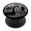 Bigfoot Loch Ness Monster Nessie Sasquatch UFO Funny Aliens PopSockets Adhesive PopGrip