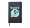 Bigfoot Snowmobile Sledsquatch Design Hardcover Journal, Black