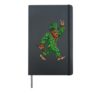 Bigfoot St Patricks Day Sasquatch St Paddys Day Irish Party Hardcover Journal, Black