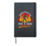 Bigfoot Vintage Retro Classic Funny Hide And Seek Champion Hardcover Journal, Black
