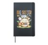 Big Sister Of The Wild One Safari Woodland 1St Birthday Kids Hardcover Journal, Black