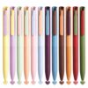 bimolon 12 Pack Aesthetic Gel Pens, 0.5mm Fine Point Retractable Colored Ink Pens, Quick Dry Smooth Writing Pens for Journaling, Planner, School, Office, Note Taking (12ct)