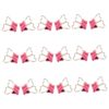 Binder Clips Foldback Clips Metal Small Heart Cute Pink 18pcs