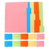 Binder Dividers 5Pcs Assorted Color Paperboard Binder Dividers for Notebooks Reports