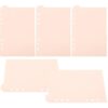 Binder Dividers A5 Binder Dividers 5Pcs 3Sets Heavy Duty Plastic Tabs for 6 Ring Notebooks