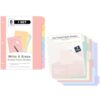 Binder Dividers with Tabs for 3 Ring Binder Letter Size (1 Set of Write&Erase Dividers & 1 Set of Pocket Dividers)