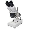 Binocular Stereo Microscope Industrial Stereo Microscope Top LED Illumination Mobile Phone PCB Soldering Repair Tool (Color : White Size : 20X) (White 20X 30X 40X)