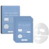 Bio-Collagen Real Deep Mask, Hydrating Overnight Hydrogel Face Mask with Collagen & Hyaluronic Acid, Pore Minimizing Firming Plumping Moisturizing Facial Skincare for All Skin Types, 4Pcs