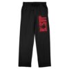 Bioworld Jason Universe Men's Sleep Pants Distressed Horror Graphic Lounge Pants Drawstring Waist Officially Licensed-3XL Black