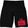 Bioworld Old Milwaukee Men's Lounge Shorts | Cotton-Blend Sleep Shorts | Vintage Lager Label Graphic | Elastic Waist with Drawstring | Officially Licensed-3XL Black