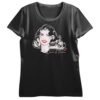 Bioworld Supergirl Kara Zor-El Women of Tomorrow Juniors Graphic Tee Metallic Sleeve Detail Specialty Foil Portrait Print Officially Licensed-XL