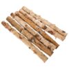 Birch Sticks Cuttable Wood Natural for Rustic, 6pcs DIY Crafts