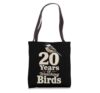 Birding 20 Years Of Watching Birds Tote Bag