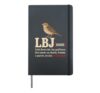 Birding LBJ Little Brown Job Any Small Brown Bird Hardcover Journal, Black