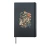 Birds and Flowers - Cottagecore Hardcover Journal, Black