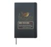 Bird Watcher Someone Who Stops Mid-Sentence In The Hedge Hardcover Journal, Black