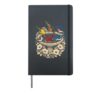 Bird Watching Backyard Birdbath Species Chart Hardcover Journal, Black