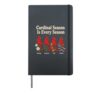 Bird Watching Cardinal Season Is Every Season Hardcover Journal, Black