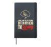Bird Watching I Might Look Like I'm Listening But In My Head Hardcover Journal, Black