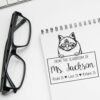 Birman Cat from the Classroom of Teacher Stamp, Duo Hand Mount