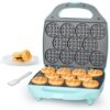 Bite-Size Mini Waffle Maker, Aqua