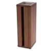 BIUDECO Coffee Large Solid Wood Cable Organizer Box with Detachable Cover