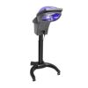 BJTDLLX 7-Color Salon Hair Steamer with Wheels, 700W (Black)