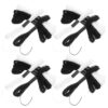 Black and White Embroidery Floss Cross Stitch Thread Set, 72 Skeins