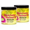 Black Castor & Flaxseed Oil Shining Gel Styler 2 Pack, 16 oz Each