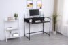 Black Console Table Narrow Modern Entryway Table for Living Room Foyer Bedroom Corridor Office