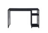 Black Finish Writing Desk，Workspace for Work Study Writing，Compact Writing Study Desk