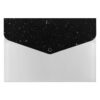 Black Glitter 6 Pockets Accordion File Folder with Labels