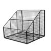 Black Iron Tiered Book Rack Medium Desktop File Organizer
