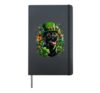 Black Labrador Retriever Dog St Patricks Day Artwork Hardcover Journal, Black