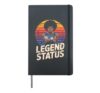 Black Manga Afro Anime Anime Girl Hardcover Journal, Black