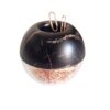 Black Marble Magnetic Paper Clip Holder with Rose Gold PaperClips 100pcs 28mm(1.1") Cute Office Supplies for Desk Organizer