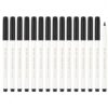 Black Oil-Based Markers, 15 Pack, Capped Multi-Surface Marking Pens for Boxes Glass Plastic and Metal, 5.3 in